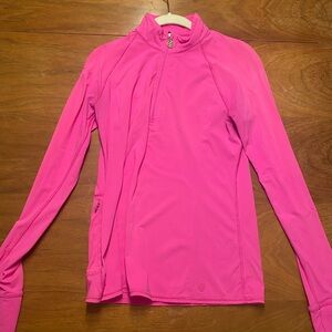 Lilly Pulitzer Bright Pink Long Sleeve Top UPF luxletic size small
